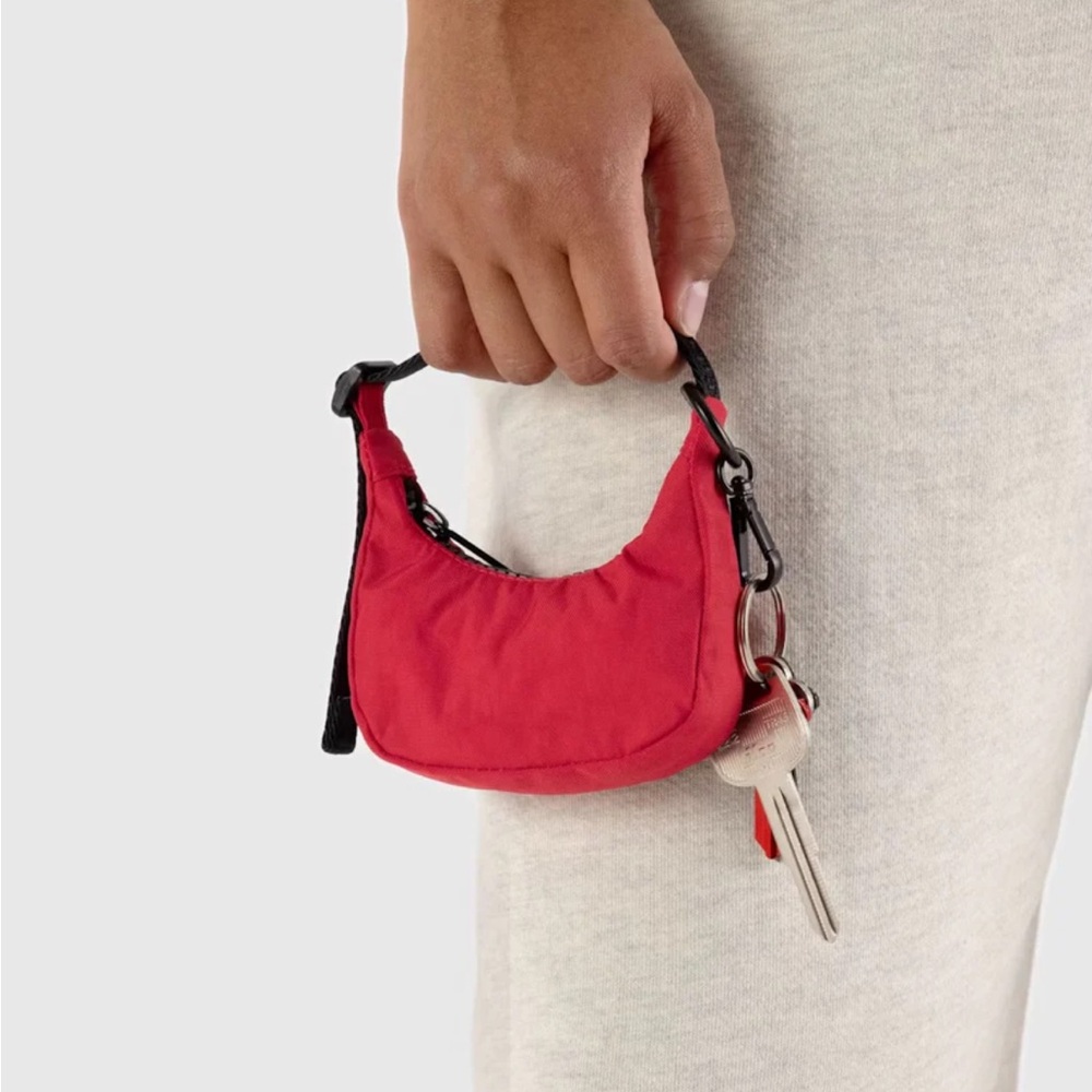 NWT BAGGU Mini Crescent Bag Charm